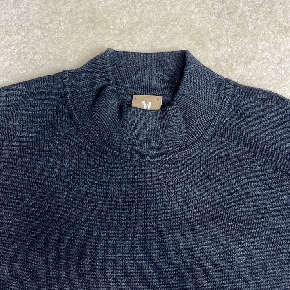 ⭐️ Marz dark grey merino wool sweater- size 52 (see measurements in description) - Picture 6 of 13
